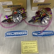 KEIHIN PWK POWER JET RACING CARBURETOR TITANIUM (POWER JET) FREE STICKER