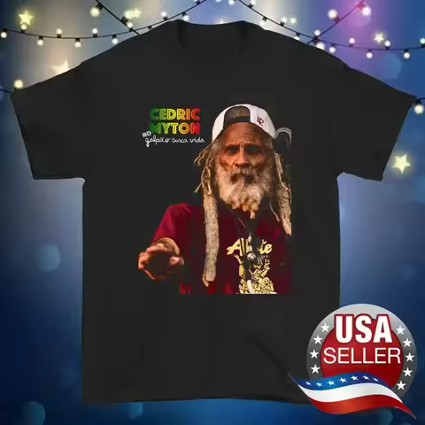 Cedric Myton t-shirt short sleeve All sizes black UNISEX TA5788