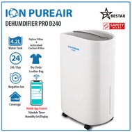 ION PUREAIR PRO D120/D240 Dehumidifier/Negative Ion/Mobile App Remote Control/4200mL Water Tank/ 24 Litres/Day