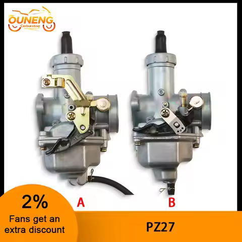 Motorcycle Carburetor Carb PZ27 27mm For Honda 4 Stroke CG125 CG150 140cc 150cc 160cc Dirt Pit Bike 