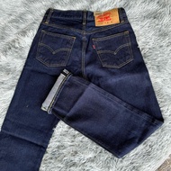 กางเกงยีนส์ของผู้ชาย ของรุ่นไหม่ U.S.A 0657 ผ้าฝอก เป็นกระดุม ขากระบอก มีริมแดง ของพร้อมส่งแล้วคะ เอ