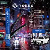 YOKKO Hydrophobic Silicone Wiper Blade For BMW X3 G01 (2018-2022)