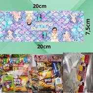 Custom birthday plastic bags, size 20x25, 30 and size 18x25 birthday clip-onTAG birthday gift/s birt