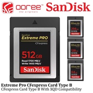 SanDisk Extreme Pro CFexpress Type B Card 1500MB/s 64GB-512GB Memory Card for 4K Video Performance