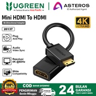 UGREEN Converter Adapter Mini HDMI Male To HDMI Female 4K 60Hz 20137 HDMI Adapter