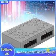 Maib Zyyini USB Expansion Hub 5Gbps USB3.2 Gen1 Dual Port Host with Magnetic Mounting Base 19Pin Typ