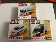 ［日版3盒］Tomica 日本711限定車7-11 Toyota VITZ Auto Body COMS Isuzu ELF 貨車