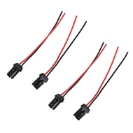 4X T10 W5W Auto Light Bulb Socket Lamp Holder Connector Extension e▷Q\`~