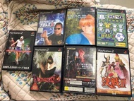 Playstation2 (PS2) 決戰2等共7隻遊戲殘 日本正版  遊戲碟