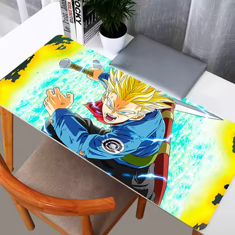 DBZ Dragon Ball Trunks XXL Mouse Pad Anime Gamer Computer Mousepad Gaming Accessories Tablet Varmilo
