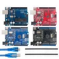 UNO R3 UNO board UNO R3 CH340G+MEGA328P/ATMEGA16U2+MEGA328P Chip 16Mhz For Arduino UNO R3 Development board+USB CABLE