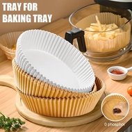 50Pcs Air Fryer Disposable Paper Non Stick Air Fryer Baking Paper Cheese Cake Circular Air Fryer Inner Lining Paper Kitchen Accessories