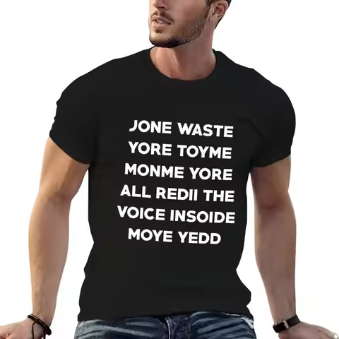 I Miss You Lyrics T-Shirt Soft Cotton Print T-Shirt