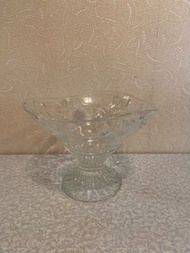 意大利水晶果盤 RCR Crystal 9" Triangular Fruit Bowl 水晶果盤，高度17cm寛度23cm