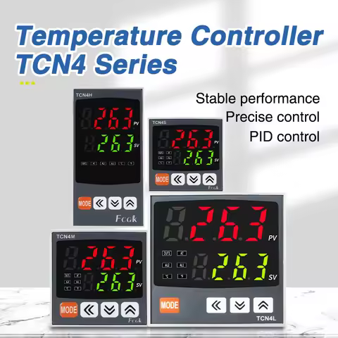 Digital Thermostat SSR+RELAY Output Universal Input TC4S TC4H TC4M PID Temperature Controller Regula