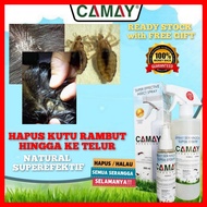 Camay Spray Kutu Rambut Head Lice Ubat Kutu Kepala Rambut Natural Head Lice Camay Repellent 200ml