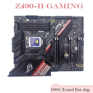 For ROG STRIX Z490-H GAMING Motherboard 128GB PCI-E3.0 HDMI LGA 1200 DDR4 ATX Z490 Mainboard Tested