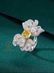 新品nice😍💛！ GIA 2.03ct Fancy Yellow Diamomd Ring！ 高色Fancy Intense Yellow💛👑！極靚色😍無封底！ 高級雕臘滿鑽工藝！只售2xx,xxx