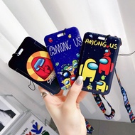 [SG] Among Us Ezlink Card Lanyard Holder Lanyard Student Pass Holder Student ID Tag Card Holder with