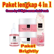 SCARLETT WHITENING PAKET 4 IN1 PERAWATAN WAJAH BRIGHTENING