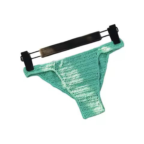 Men Women Bikinis Swim Briefs Shorts Underwear Hand Crochet Comfortable Swimming Sunbathing Thongs U