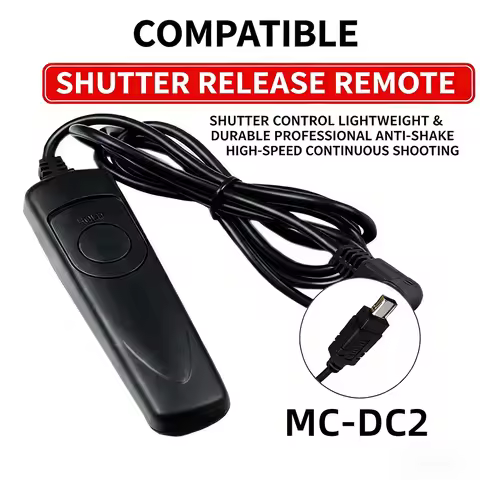 MC-DC2 Wired Remote Switch Shutter Release for Nikon Z7II Z6III Z6II Z7 Z6 Z5 D750 D780 D610 D7500 D