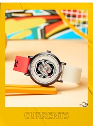 Snoopy Counter นาฬิกาของแท้สำหรับผู้ชายและผู้หญิงนักเรียนมัธยมและมัธยมนาฬิกากันน้ำแฟชั่น