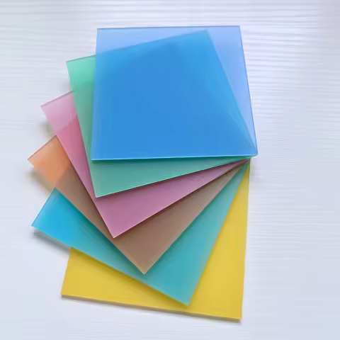 Single-Sided Frosted Acrylic Sheet/Plexiglass Translucent Sheet, PMMA 2.6MM Thick, 6 Colors To Choos