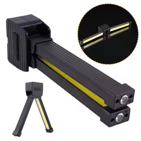 Gym Lamp For Posing Portable Magnet LED Flashligh 7th Gear Dimming Folding Worklight Waterproof Led 