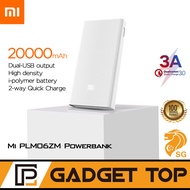 SG Seller 20000mAh Xiaomi Mi PowerBank PLM06ZM 2C Quick Charge External Battery Micro USB Portable Bateria External Portable Charger