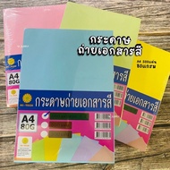 A4 Color Photocopy Paper 80 Grams 500 Sheets HI-TECH Grade A Good Quality (1 Ream)