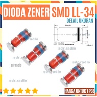 Zener Diode 0.5w Diode 3v6 3.6v 3.6v 1/2W 1/2 0.5 0.5 w SMD 3.6v 0.5w
