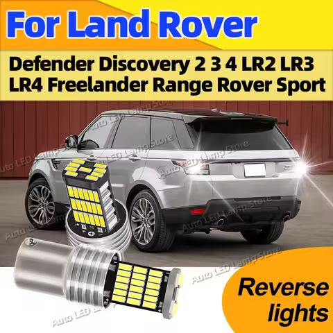 2PCS LED Reverse Light Car Backup Blubs 1156 BA15S P21W Lamp 12V For Land Rover Defender Discovery F