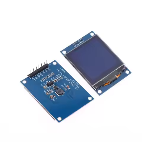 Hot！1.5 Inch 1.5" 128x128 OLED Screen Display Module 4PIN 7PIN SH1107 Driver IIC 4 Pins White For Ra