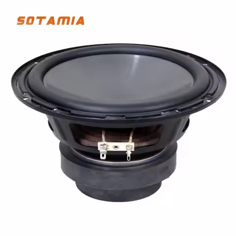 SOTAMIA 1PCS 8 Inch Subwoofer 6 Ohm 200 Watt Fever Grade Rubber Edged Dual Magnetic High Power Home 