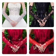 Crazy 2lots Women Mesh Arm Sleeves Flower Lace Pattern Oversleeves Bridal Sleeves