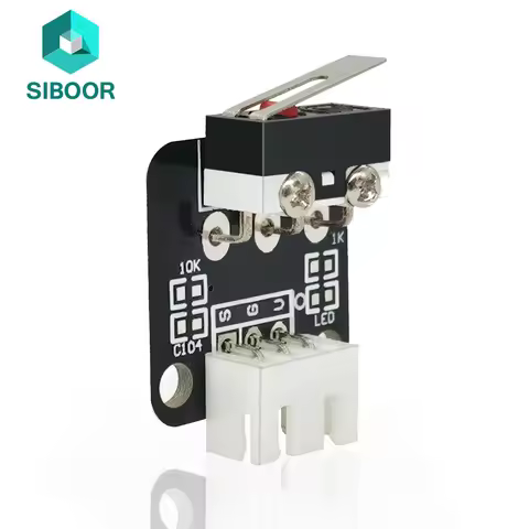 Micro Switch PCB X/Y/Z Axis End Stop Limit Switch 3Pin N/O N/C Easy to Use Control 3D Printer Access