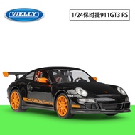 WELLY Willie 1: 24 Porsche 911 (997) GT3 RS Simulation Alloy Car Model Collection