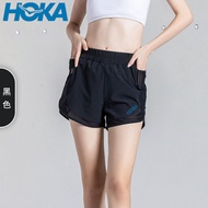 HOKA หนึ่งฤดูร้อนกางเกงขาสั้นโยคะสำหรับผู้หญิงสำหรับออกกำลังกายวิ่งออกกำลังกายป้องกันไฟสำหรับทางเดิน