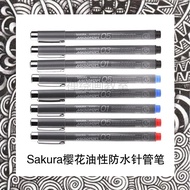 Cherry Blossom Oily Syringe Pen Drawing Pen Zentangle Drawing Hook Line Pen Jade Cloth Painting Pen 