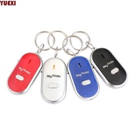 YUEXI Keyfinder Smart Mini Whistle Sensors Pet Tracker Keyring Light Torch Locator Tracker