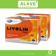 [ALIVE PHARMACY] Livolin Forte 50’s x2 Twinpack | Suplemen Hati dengan Fosfolipid & Vitamin B Comple