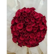 99 rose flower bouquet