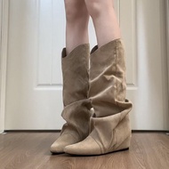 Cowboy boots, classic style high boots, long boots