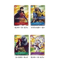 <Ohtoys> 日版 7-11限定 海賊王 ONE PIECE CARD GAME 炸雞卡 全4款 WCF 大海賊百景 路飛 對戰卡牌 七武海 海賊王卡 和之國 POP 食玩 卡包 盒蛋 op-05