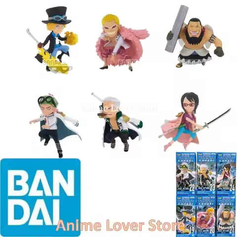 Bandai Banpresto Original One Piece WCF WT100 VO.4 Coby Smoker Tashigi Sabo Doflamingo Urouge Anime 