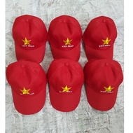 Red flag hat with yellow star forever hot hot YT5E6