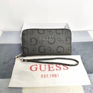 Guess กระเป๋าสตางค์ผู้หญิงแบบยาวสไตล์ใหม่ประณีตระดับไฮเอนด์กระเป๋าสตางค์ความจุขนาดใหญ่กระเป๋าคลัทช์ส