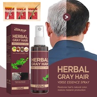 100ml Herbal Gray Hair Reverse Essence Spray Restore Black Hair Serum