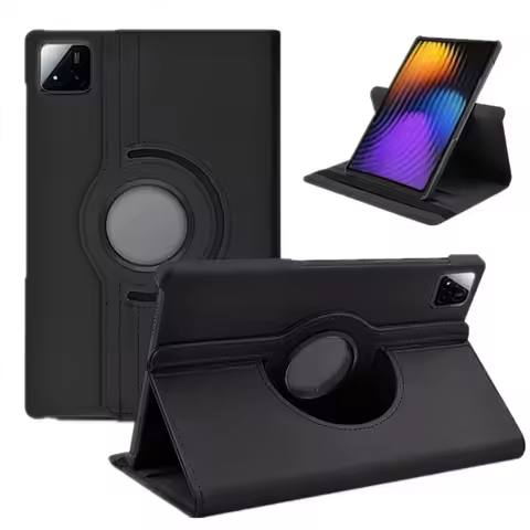 For Xiaomi Pad 7 11.2 2024 Case 360 Rotation Stand Cover PU Leather Case For Xiaomi Pad 7 Mi Pad 7 P